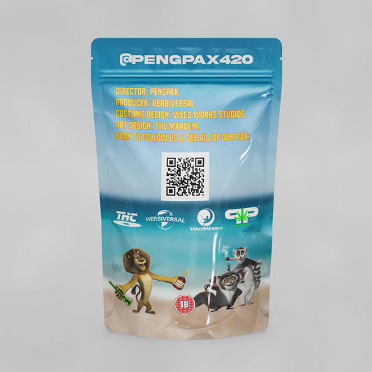 'Caligascar' Mylar bag